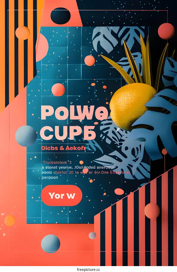 Abstract Geometric Design with Tropical Leaves and Lemon