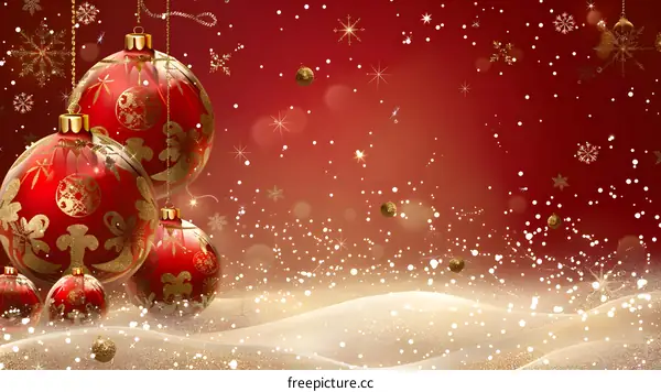 Red background for Christmas