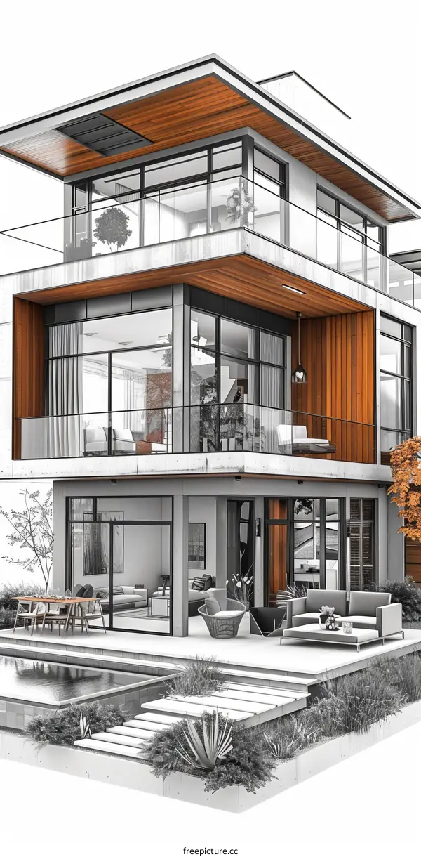 Modern Architectural Design of a Contemporary House