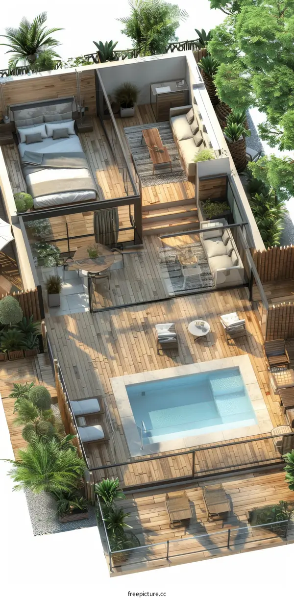 Luxury Penthouse Apartment with Expansive Terrace