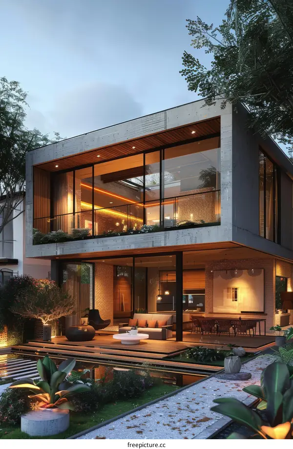 Modern Concrete House Exterior Design