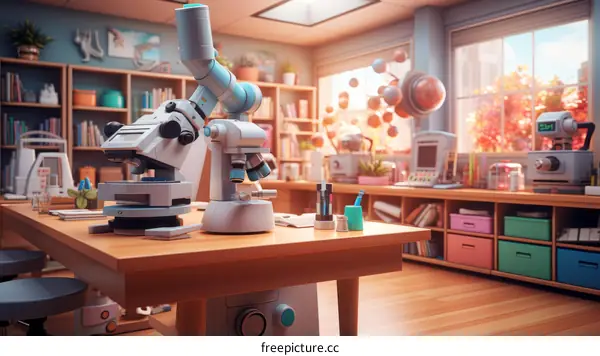 A Colorful and Organized Science Classroom