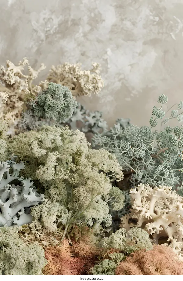 Close Up Of Dried Reindeer Moss