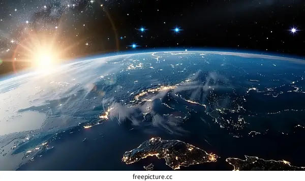 Earth from Space: Mediterranean Sea, Europe, and Africa