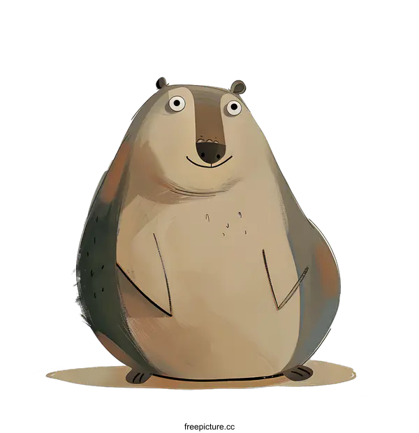 [Transparent Background PNG]Cute Cartoon Bear Illustration