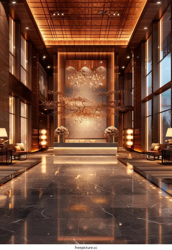 Luxury Hotel Lobby Interior Design