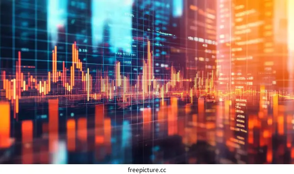 Abstract Financial Data Visualization