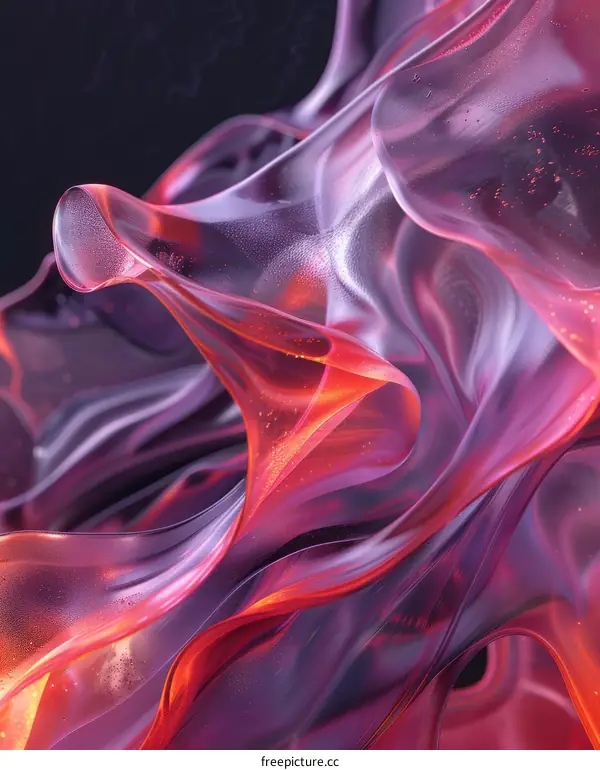 Mesmerizing Motion of Vibrant Fluid in 3D