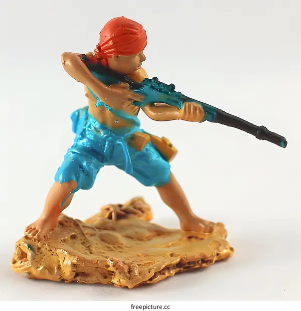 Action figure of a young warrior