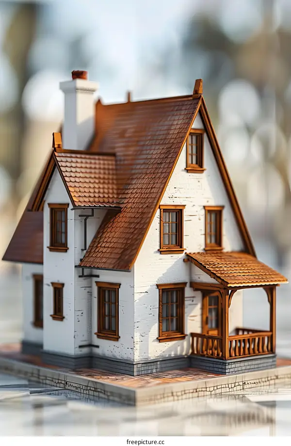 Detailed Model of a Charming Cottage House
