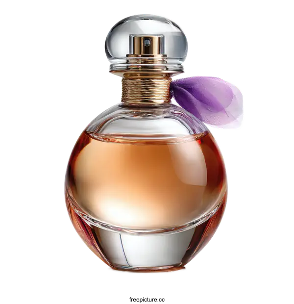 [Transparent Background PNG]Elegant Perfume Bottle Close-up