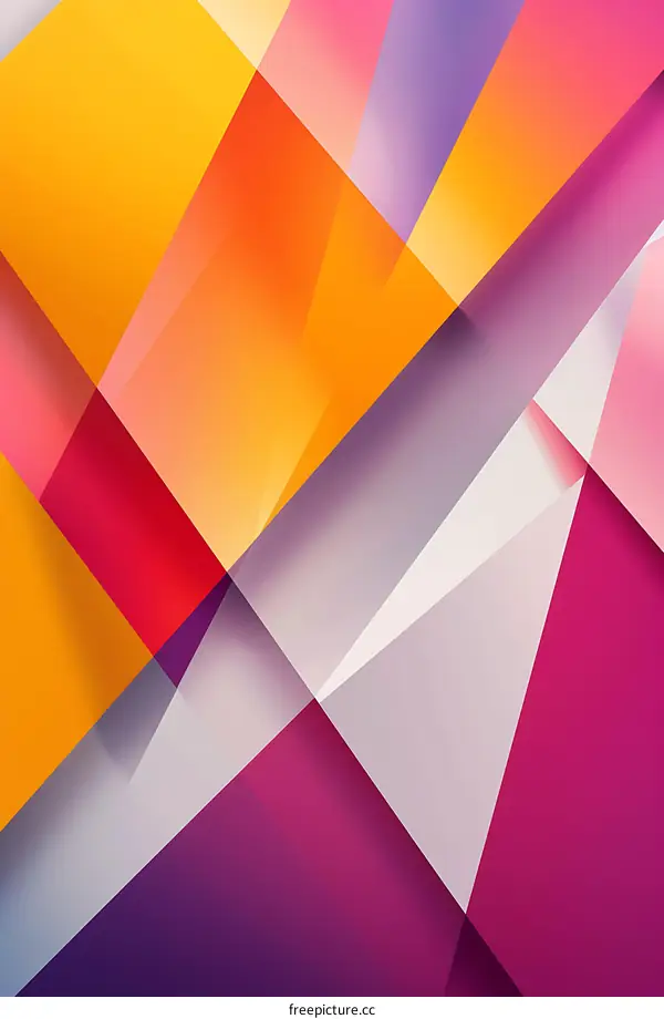Abstract Geometric Shapes Background Colorful Design
