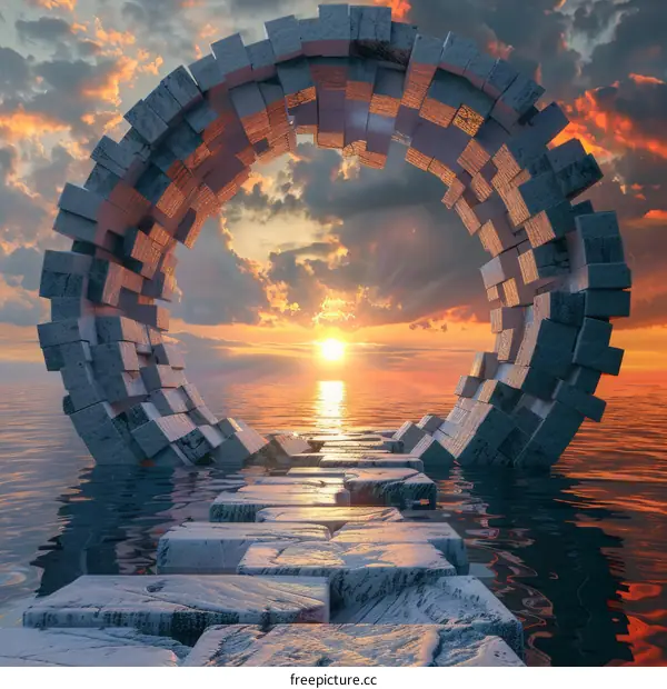 Mystical Portal to Another Dimension or Alien World