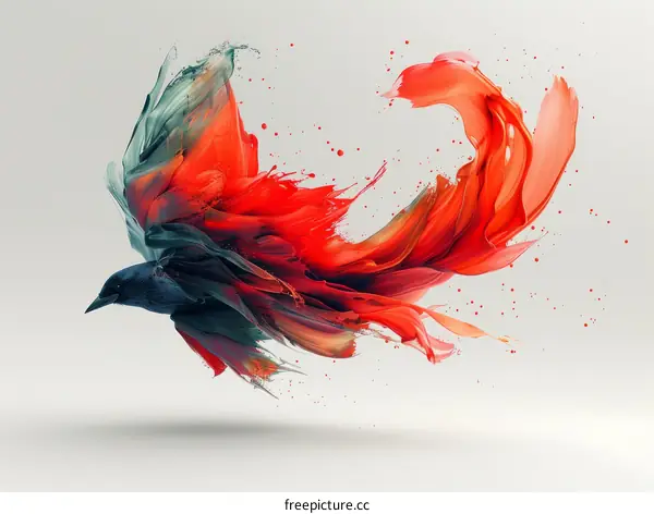 Colorful Bird Illustration