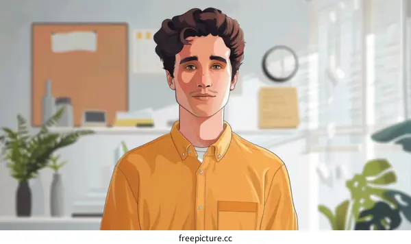 Portrait of a Confident Young Businessman