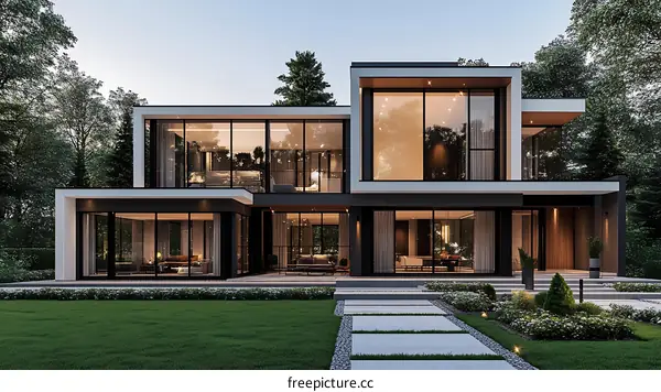Modern Luxury House Exterior Design
