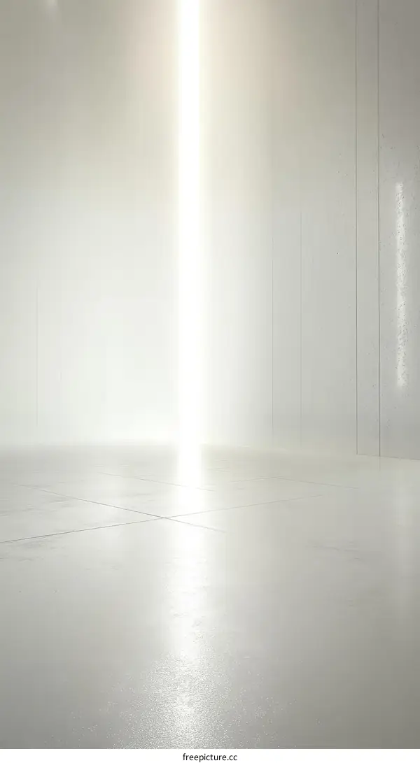 Empty Modern Architecture Interior Showcase