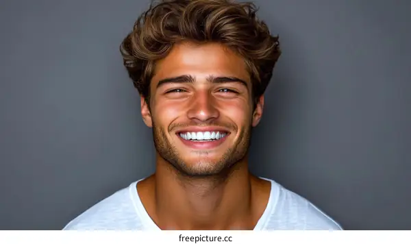 Smiling Caucasian Man Portrait