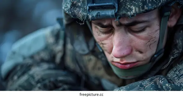 Portrait of a soldier