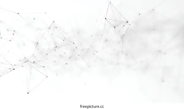 Abstract Network Connections Visualization