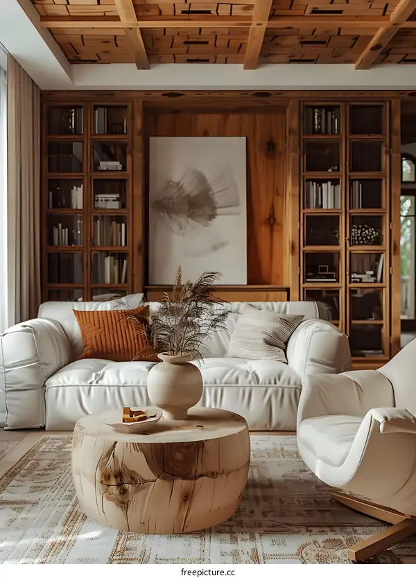 Modern minimalist living room