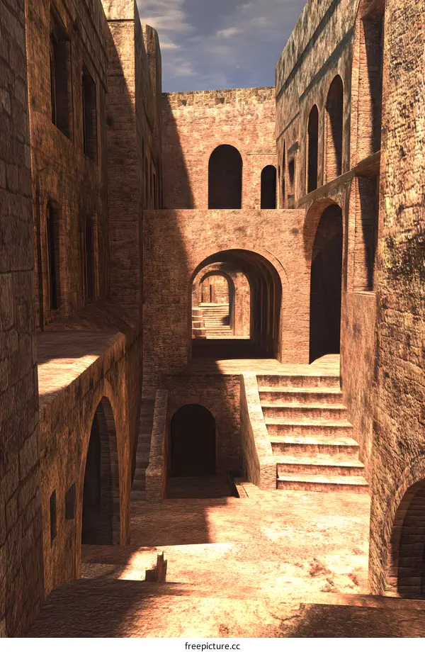 Ancient City Building Architecture