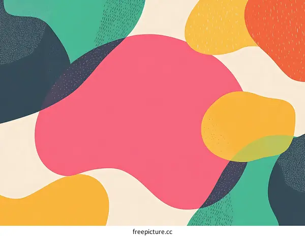 Abstract Colorful Shapes Background Design