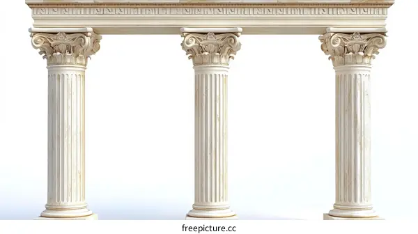 Classic Stone Columns Architectural Design
