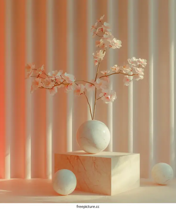 Elegant Floral Still Life Arrangement