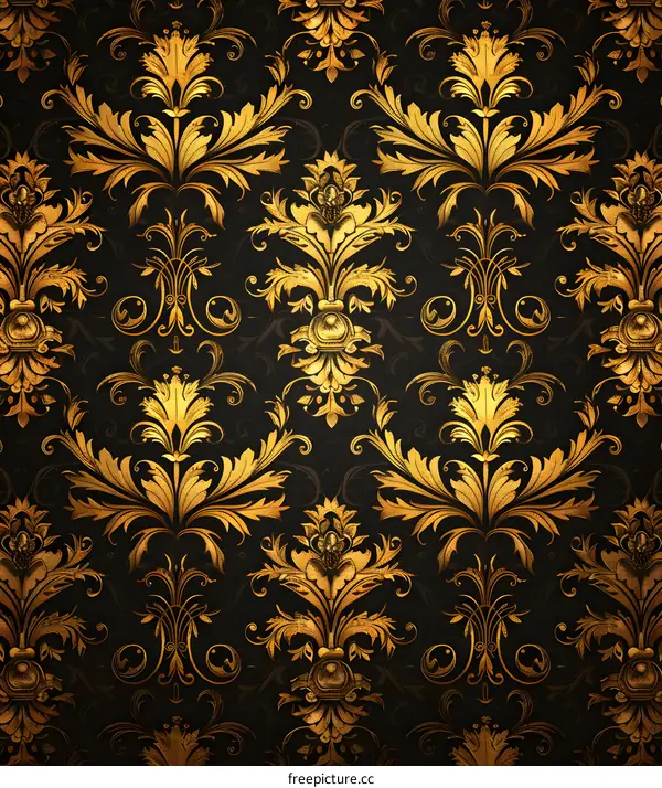 golden luxury seamless pattern