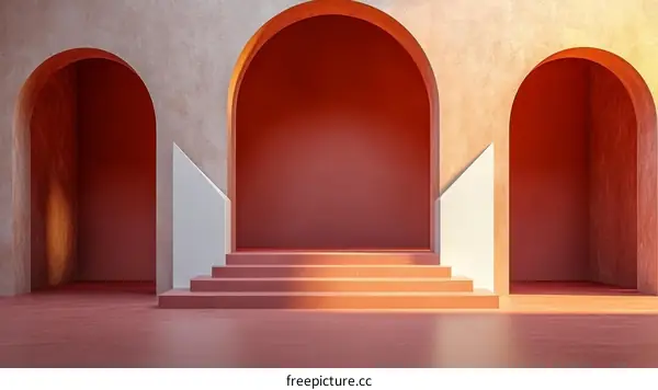 Modern Archway Interior Design Display