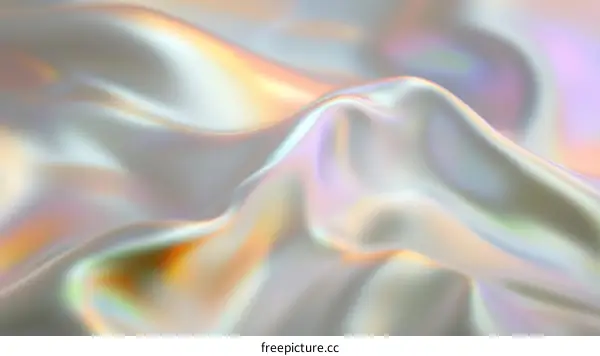 Abstract Holographic Fabric Texture