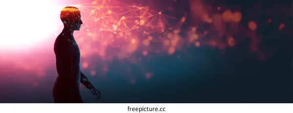 Abstract Digital Human Mind Visualization