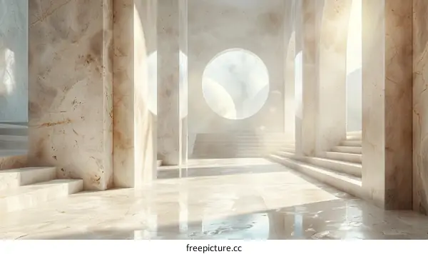 Futuristic Architecture Interior