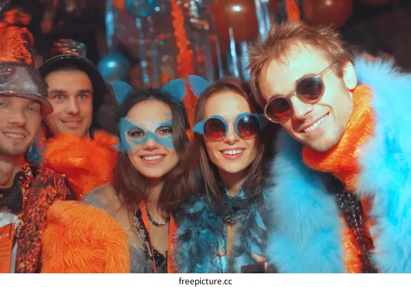 Colorful Party Night Celebration