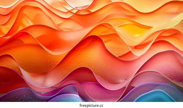 Colorful abstract waves background