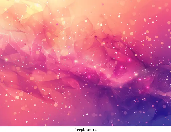 Colorful Nebula in Space