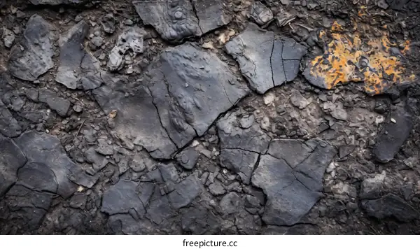 Cracked asphalt texture background