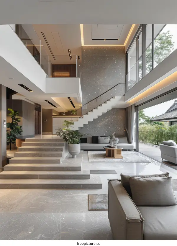 Modern Minimalist Villa Interior: Design & Decor