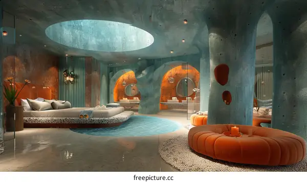 Futuristic Hotel Interior Design