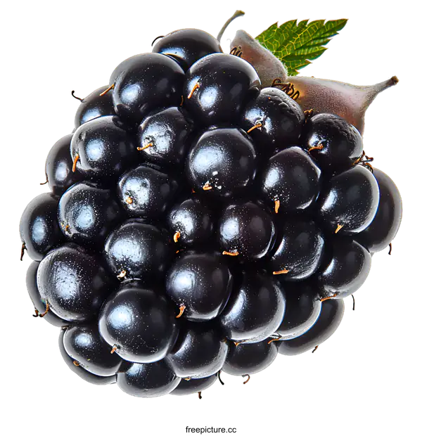 [Transparent Background PNG]single blackberry