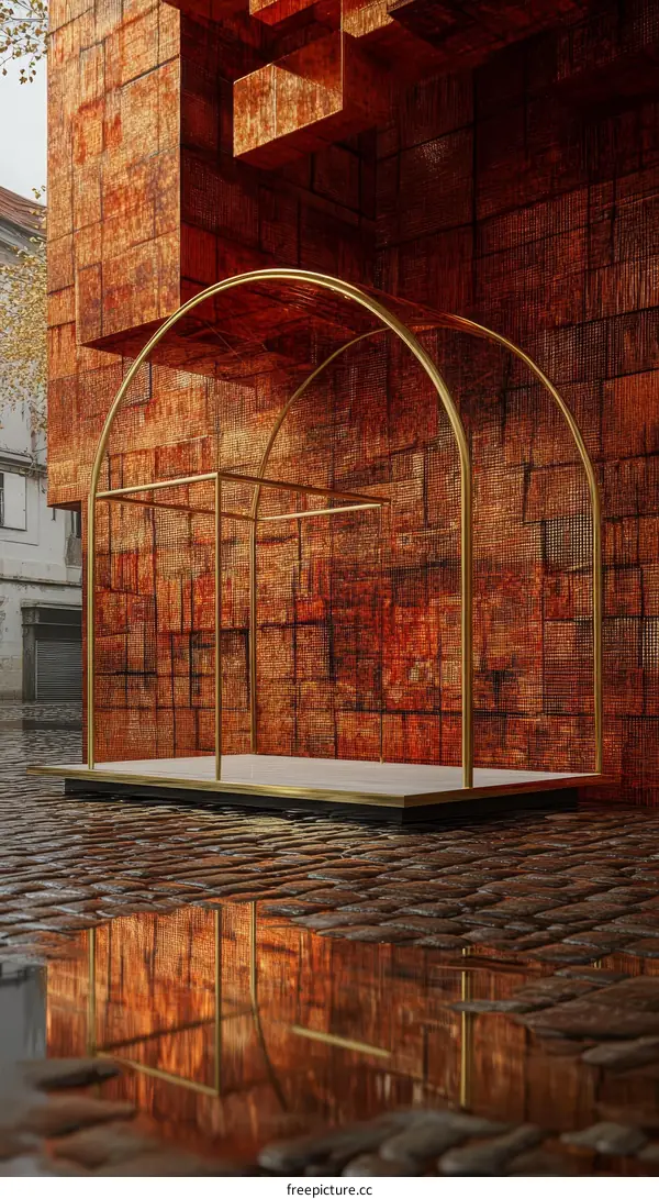 Modern Architectural Display Booth Exterior Design