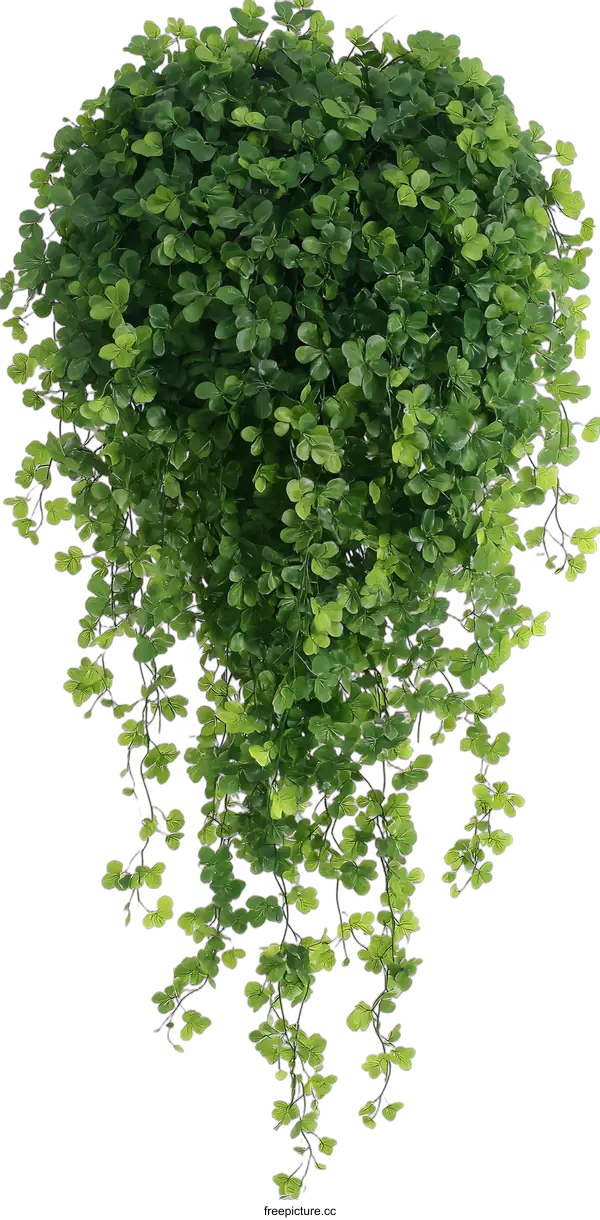 [Transparent Background PNG]Artificial Hanging Greenery Bush Plant Leaves