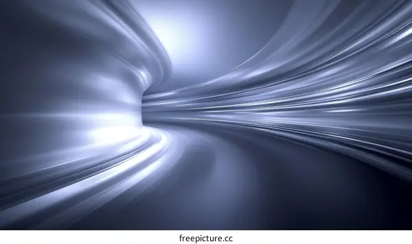 Abstract Futuristic Tunnel Design