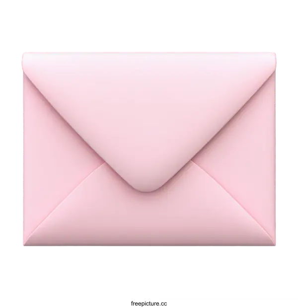 [Transparent Background PNG]Pink Envelope Illustration
