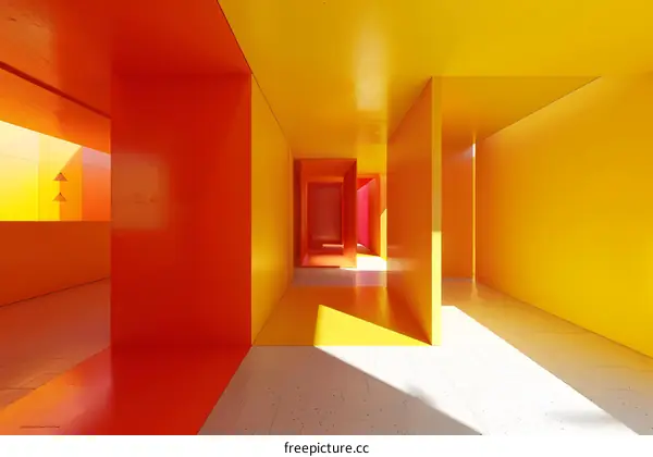 Orange and Yellow Interior Design