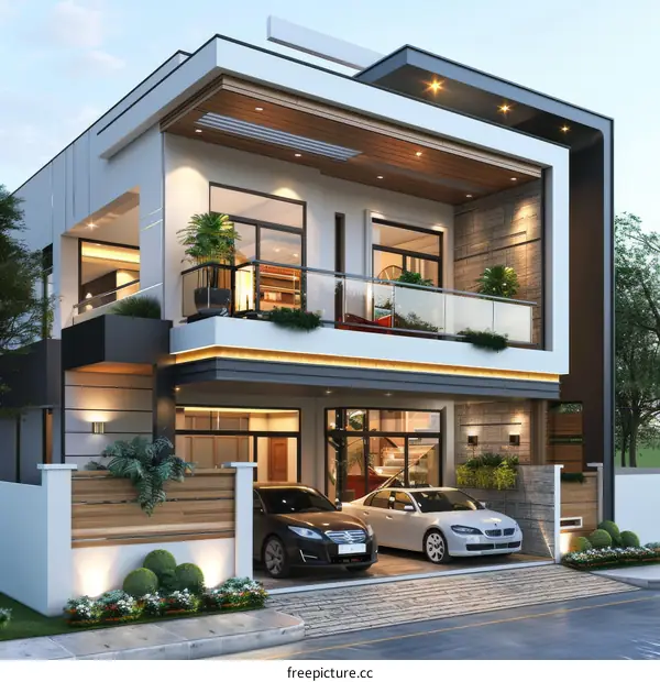 Modern house exterior