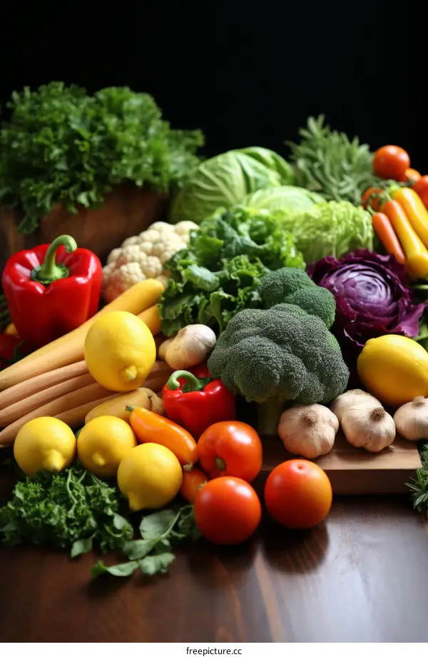 A Variety of Vibrant and Wholesome Fruits and Vegetables
