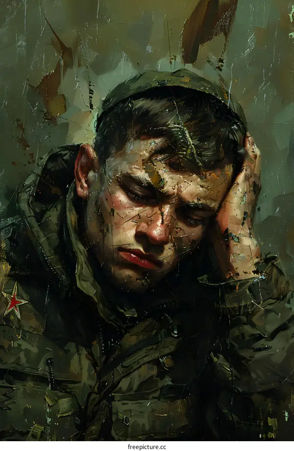 Portrait of a Young Soldier