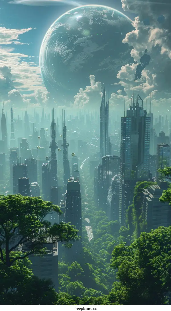 Urban Paradise: A Futuristic City re-imagined